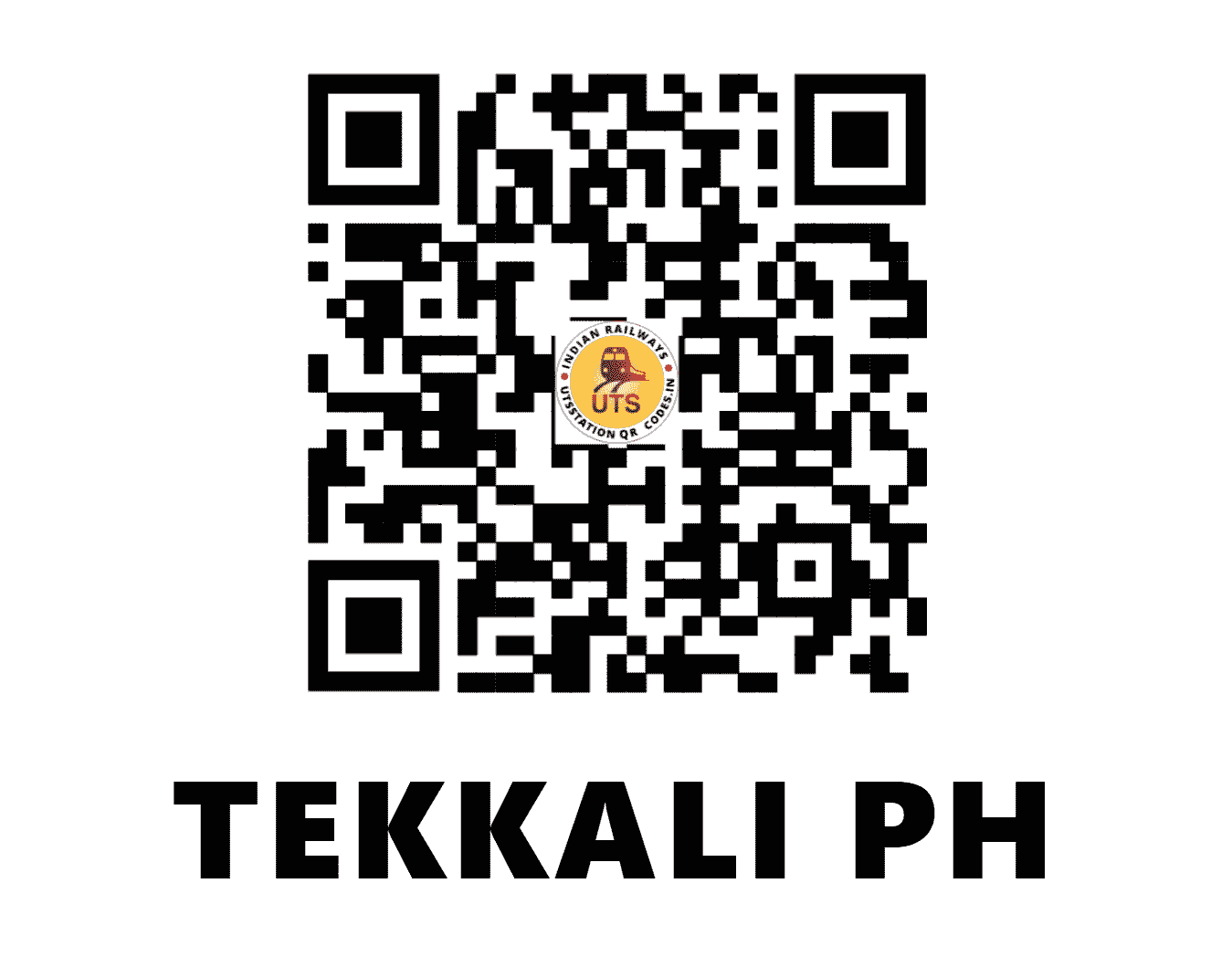 UTS QR Code for TEKKALI PH - TEK (EO - ANDHRA PRADESH)
